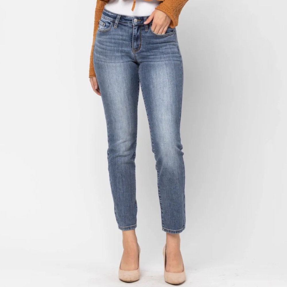 Judy Blue Medium Wash Ankle Skinny Jean Size 18W